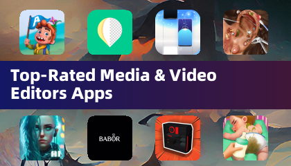 최고 평점의 미디어 및 비디오 편집기 앱